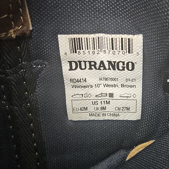 Durango Women's Western Boots - Brown - Picture 6 of 7